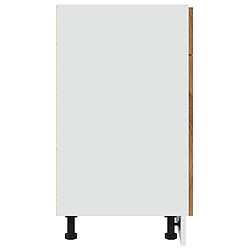 Acheter vidaXL Armoire de plancher à tiroir chêne artisanal 80x46x81,5 cm