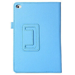 Avis Wewoo Housse Étui Coque de protection en cuir PU à rabat horizontal avec support pour iPad Mini 2019 bleu clair