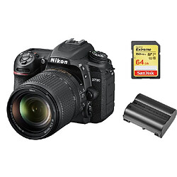 NIKON D7500 KIT AF-S 18-140MM F3.5-5.6G ED VR DX + 64GB SD card + EN-EL15A Battery