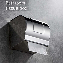 Avis Universal Porte-papier hygiénique Nouvelle idée Porte-tissu en acier inoxydable Boîte Porte-tissu imperméable Toilette | Porte-papier (argent)