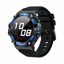 Pg666 C21 Montre Intelligente Moniteur De Pression Artérielle Appel Bluetooth Sports De Plein Air Smartwatch Bleu