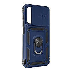 Avizar Coque pour Galaxy A54 5G avec Cache caméra et Bague Support Vidéo Bleu