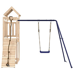 Acheter Maison Chic Aire de jeux d'extérieur | Maisonnette de jeu | Maison pour enfants bois de pin massif -GKD31095