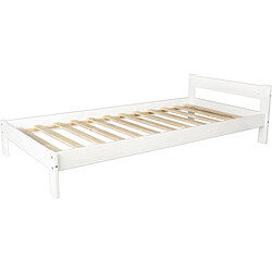 Velinda lit d'enfant 190x90 cm - scandinave blanc