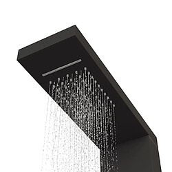 Acheter vidaXL Système de panneau de douche Aluminium Noir