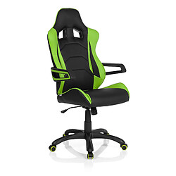 Chaise Gaming / Chaise de bureau GAME PRO I simili cuir noir/vert hjh OFFICE