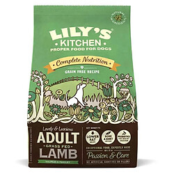 Avis Croquettes Sans Céréales à l'Agneau nourri à l'Herbe pour Chiens - Lily's Kitchen - 1Kg