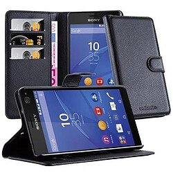 Cadorabo Coque Sony Xperia C4 Etui en Noir