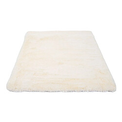 Mendler Tapis HWC-F69, shaggy, épais, poil long, tissu/textile, cotonneux, doux, 230x160cm ~ crème