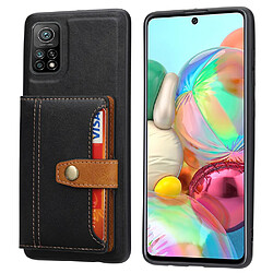 Coque en TPU + PU avec béquille, noir pour votre Xiaomi Redmi Note 11 Pro 4G (MediaTek)/Note 11 Pro 5G (Qualcomm)