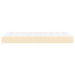 Acheter Maison Chic Matelas de lit à ressorts ensachés, Matelas doux Crème 90x200x20 cm Tissu -GKD14562