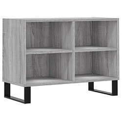 vidaXL Meuble TV sonoma gris 69,5 x 30 x 50 cm bois d'ingénierie