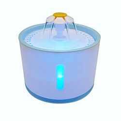 Universal Fontaine automatique pour chat Filtre 2.4L Dispensateur d'eau potable pour animaux domestiques Dispensateur d'eau pour chiens et chats à LED électrique Éleveur de chats | Fournitures d'alimentation pour chats (bleu)