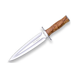 Couteau Joker Colmillo tiré, cuir, bois d'olivier poing, feuille MOVA 21,5 cm à double tranchant, 335 grammes, CO108 penknife penknife multi-usages