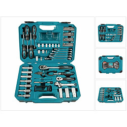 Makita Set d'outils à main Acier chrom vanadium - Embout / pince / cliquet / tournevis / clé 87 pcs. (E-08458)