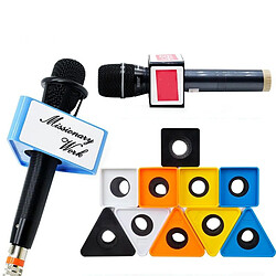 Yonis Microphone Triangulaire Portable Pour Interviews