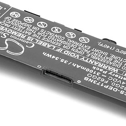 vhbw batterie compatible avec Dell Inspiron 13 7000, 7373, 13 5370, 13 5370-0583, 13 7000 2-in-1, 13 7370 laptop (3100mAh, 11,4V, Li-Ion, noir)