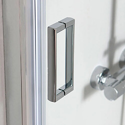 Acheter Kiamami Valentina PORTE DE DOUCHE EN NICHE 120 CM CRISTAL TRANSPARENT 6 MM | NEW GIADA