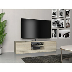 Vivaldi Meuble TV Malawi Chene Sonoma 140 cm