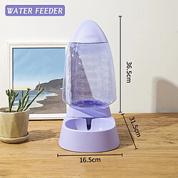 Acheter Universal Fournitures d'eau pour animaux domestiques, bols de boisson, stockage de nourriture pour chiens, chats, fontaines pour animaux domestiques, éleveurs de chiens automatiques.(Violet)