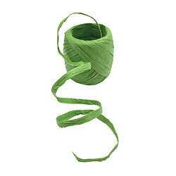 20m / Rouleau De Papier Raphia Ruban Cadeau Paquet Chaîne Scrapbooking Vert