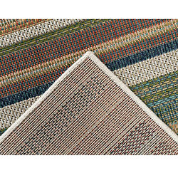 Avis Lisa Design Noumea - tapis rectangulaire motif rayure - intérieur et extérieur - multicolore