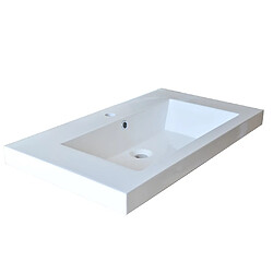 Le Quai Des Affaires Plan de toilette GLAM 120 cm / Blanc