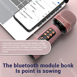 Avis Universal Microphone portable Bluetooth Carla identifie les microphones à deux haut-parleurs pour chanter pour le système de télévision intelligente IOS | Microphone