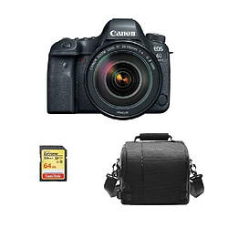 CANON EOS 6D II KIT EF 24-105MM F4L IS II USM + 64GB SD card + camera Bag