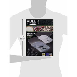 balance de cuisine Adler AD 3137 Argenté 5 kg