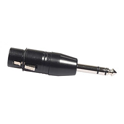 XLR Femelle à 6.35mm 1/4 Pouce TRS Adaptateur Mâle Convertisseur Mic AudioLine pas cher