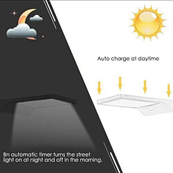 Wewoo Lampes solaires extérieures super lumineuses 36 LED Lampe solaire 280LM Capteur de mouvement Capteurs de sécurité sans fil Imperméabilisez les lumières murales flexibles