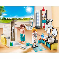 Playmobil® City Life - Salle de bain avec douche à l'italienne et lampe fonctionnelle