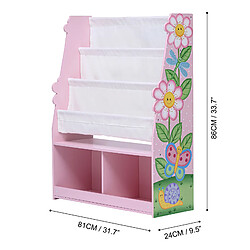 Acheter Etagère de rangement enfant fille en Bois Magic Garden rose Fantasy Fields TD-13410MG