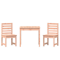 Acheter vidaXL Ensemble de bistrot de jardin 3 pcs bois massif Douglas