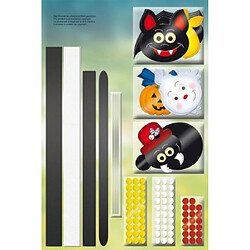 Ursus 23310099 Funny Paper Balls Spooky Critters Lot de 30 Rouleaux de Papier pré-perforé Multicolore