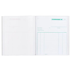 Cahier de commande Manifold Exacompta autocopiant 21 x 18 cm 50 pages triple exemplaires