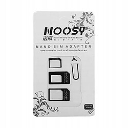 GUPBOO Ensemble d'adaptateurs Nano Sim/Micro, Nano (NOOSY 3in1),JL2196