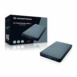 Avis Boîtier pour disque dur Conceptronic Grab´n´GO Mini Noir USB USB 3.0 USB x 1