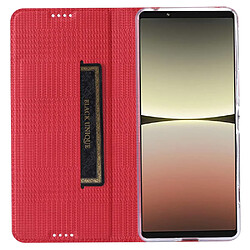 Etui en PU + TPU VILI avec support et porte-carte pour votre Sony Xperia 5 IV 5G - rouge