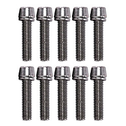 10 Pièces Vis De Tige De Vélo Boulons De Vélo M5 / M6x20mm Boulon De Vélo De Montagne De Route M6