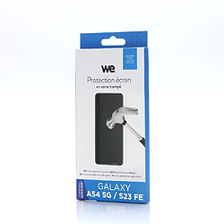 Avis WE Verre trempé SAMSUNG GALAXY A54 5G / S23 FE: Protection écran - anti-rayures - anti-bulles d'air - ultra-résistant - dureté 9H Glass