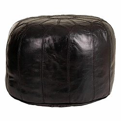 Pouf Alexandra House Living Noir Cuir 48 x 35 x 48 cm