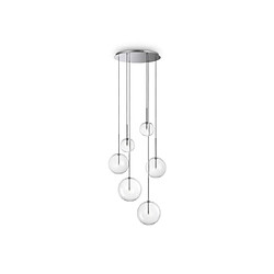 Ideal Lux Suspension Equinoxe Métal Chrome