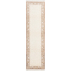 Vidal Tapis de couloir en laine 300x81 beige Darya