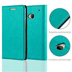 Cadorabo Coque HTC ONE M7 Etui en Turquoise