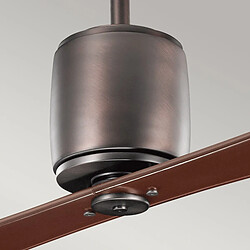 Acheter Elstead Lighting Ventilateur de Plafond 152cm 2 Pales Bronze Brossé à l'Huile, Télécommande