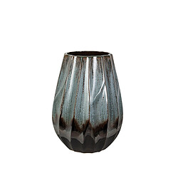 Vase Romimex Bleu Noir Bleu/Noir Céramique 23 x 28 x 23 cm