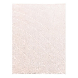 Vidal Tapis de couloir en laine 391x81 rose Darya pas cher