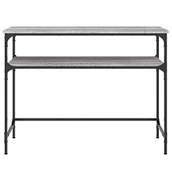 Acheter Maison Chic Table console | Meuble d'entrée | Table d'appoint sonoma gris 100x35,5x75 cm bois d'ingénierie -GKD30260